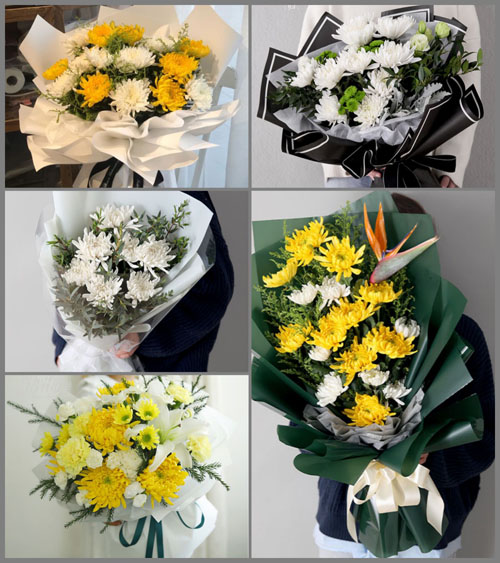 山东莱芜钢城区艾山街道南城子坡村白事花束代送